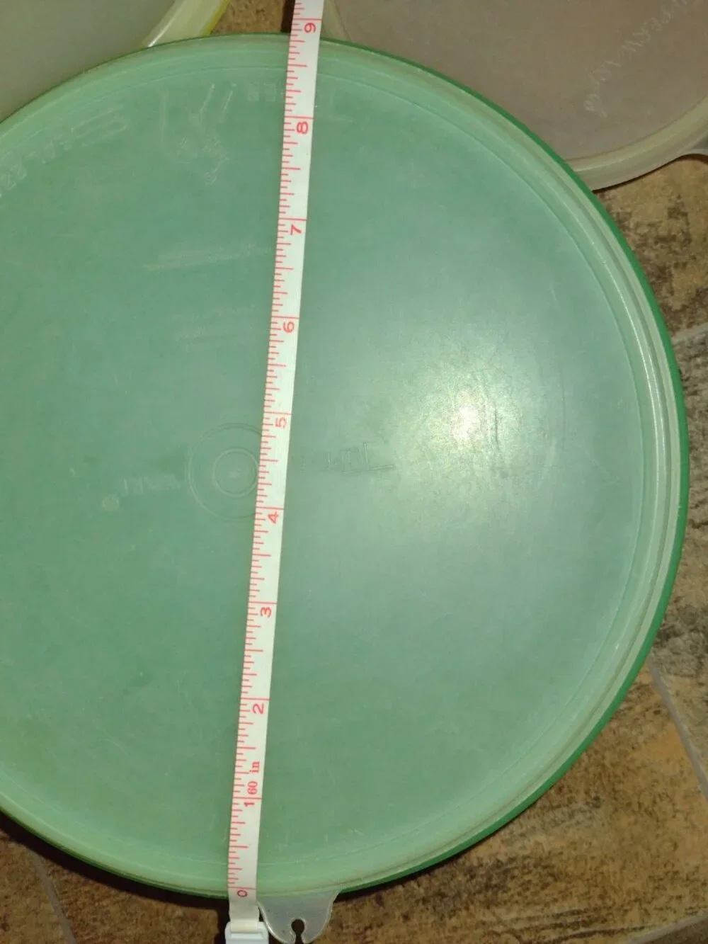1960s Tupperware Set of 5 Colored Nesting Bowls with Lids and Baking Mat